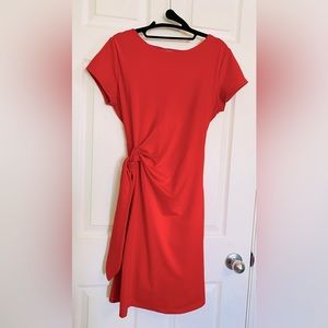 Nygard red/orange petite dress